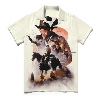 Men's Hawaiian Casual Short Sleeve Shirt 2305101801
