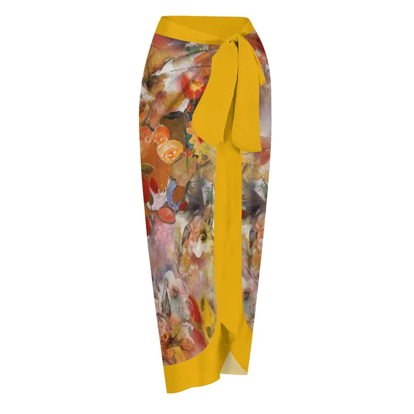 Casual Printed One-Piece Swimsuit And Cover Up 2305102698