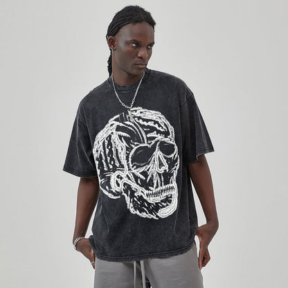 Unisex Vintage Solid Wash T-Shirts 2305101628
