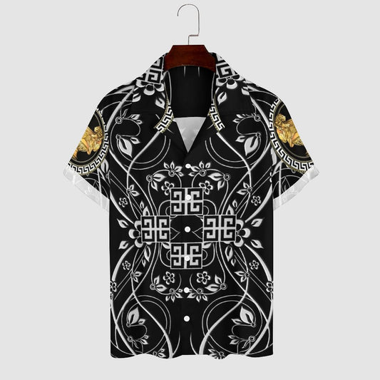 Men Hawaiian Casual Short Sleeve Shirt 2306100032