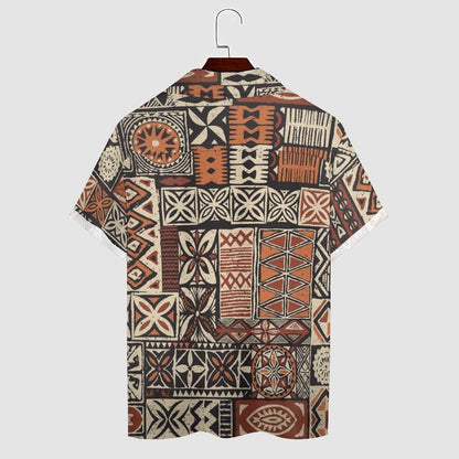 Men's Hawaiian Casual Short Sleeve Shirt 2305102400