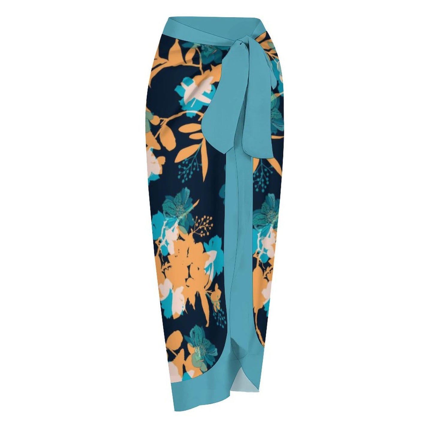 Casual Printed One-Piece Swimsuit And Cover Up 2305102822