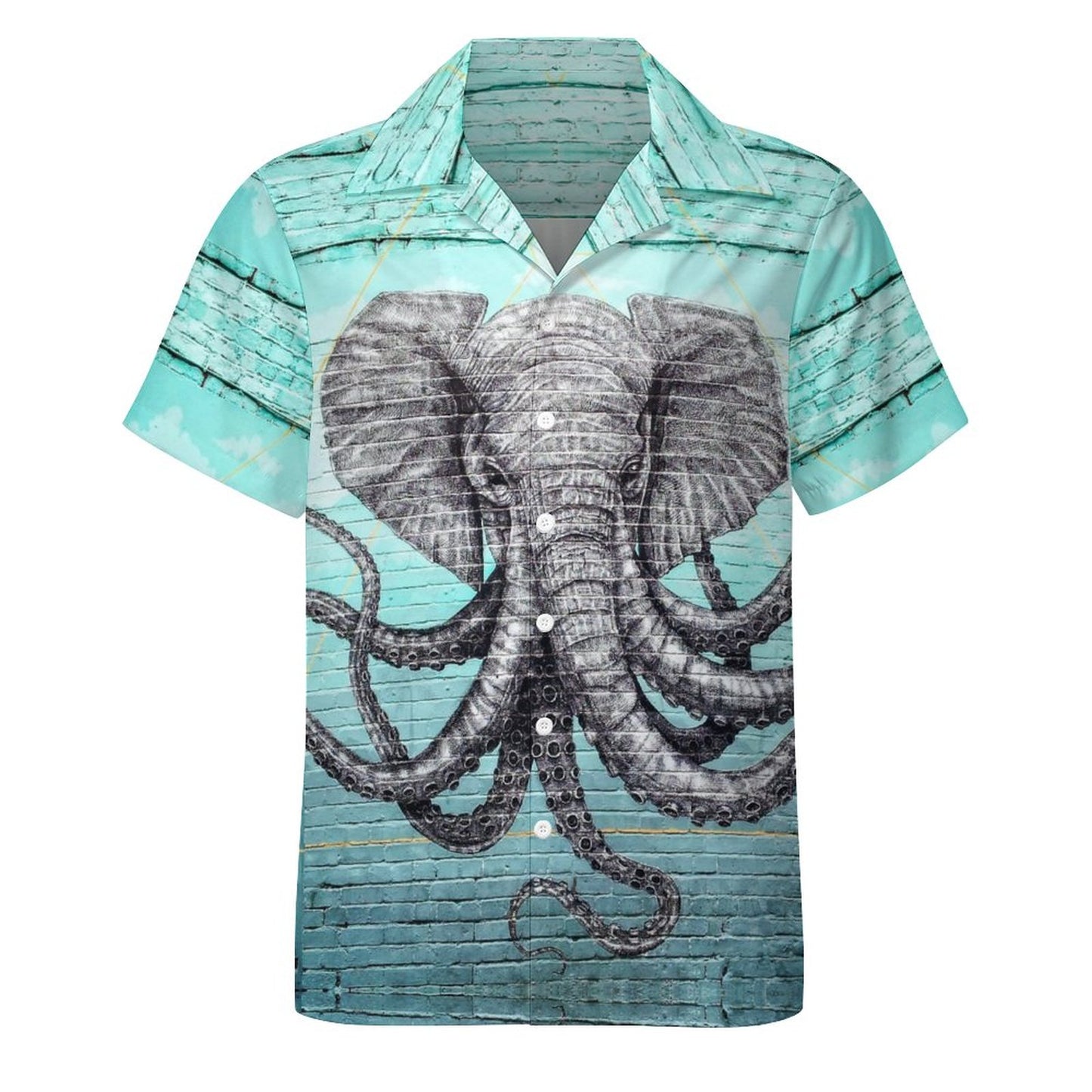 Men's Hawaiian Casual Short Sleeve Shirt 2305105102