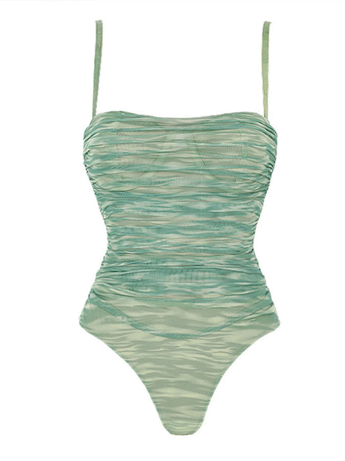 Fashion Floral Print Ruffle Bikini and Cover Up