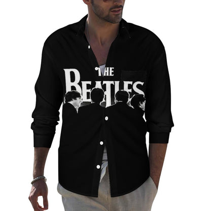 Men's Casual Printed Long Sleeve Shirt 2306103098