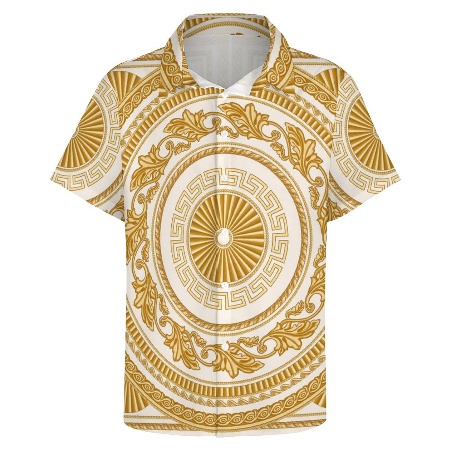 Men's Fashion Casual Printed Short Sleeve Shirts 2306100954