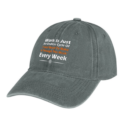 JOC Washed Denim Baseball Cap 2305102541