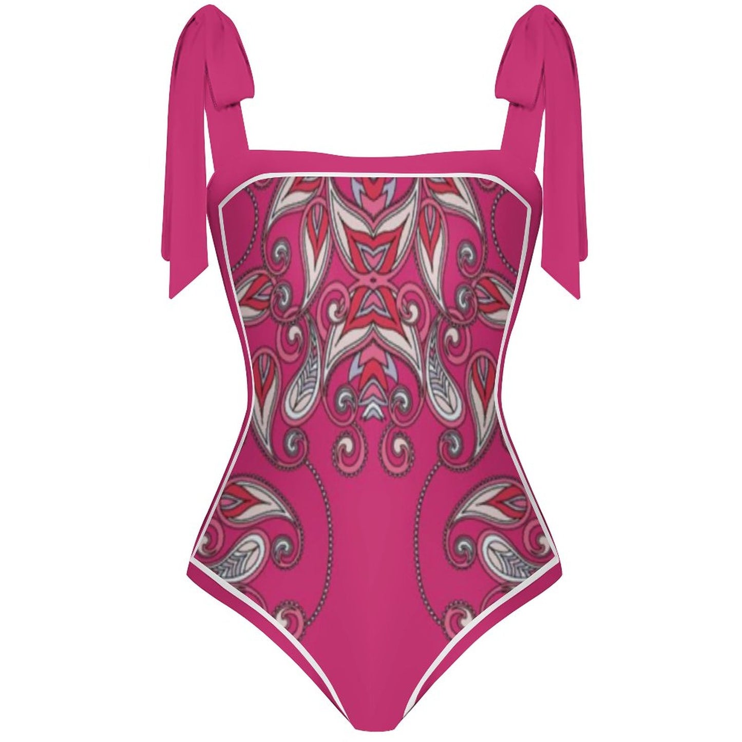Fashion Printed One Piece Swimsuit And Cover Up 2305104420