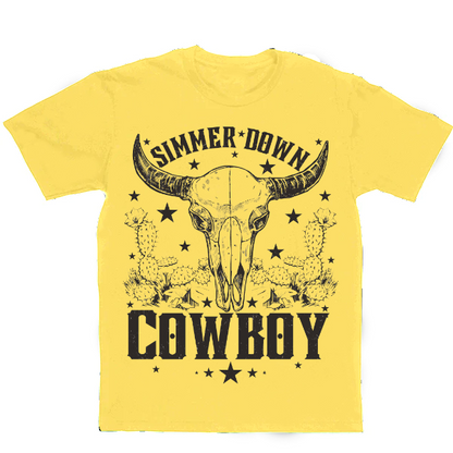 Cowboy Men's Casual Printed T-Shirt