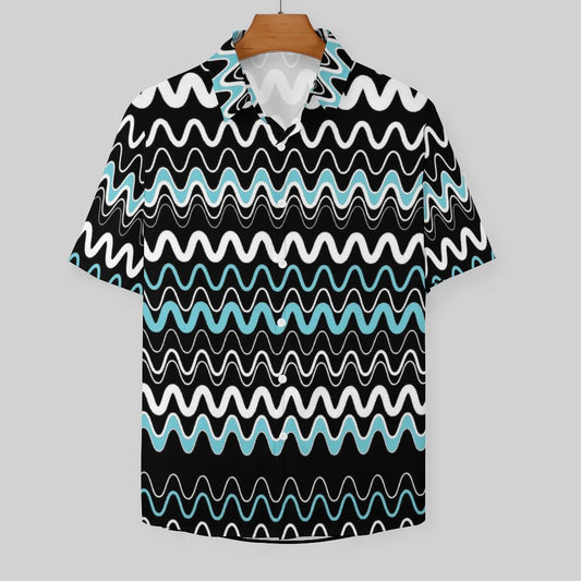 Men's Fashion Casual Printed Short Sleeve Shirts 2306101718