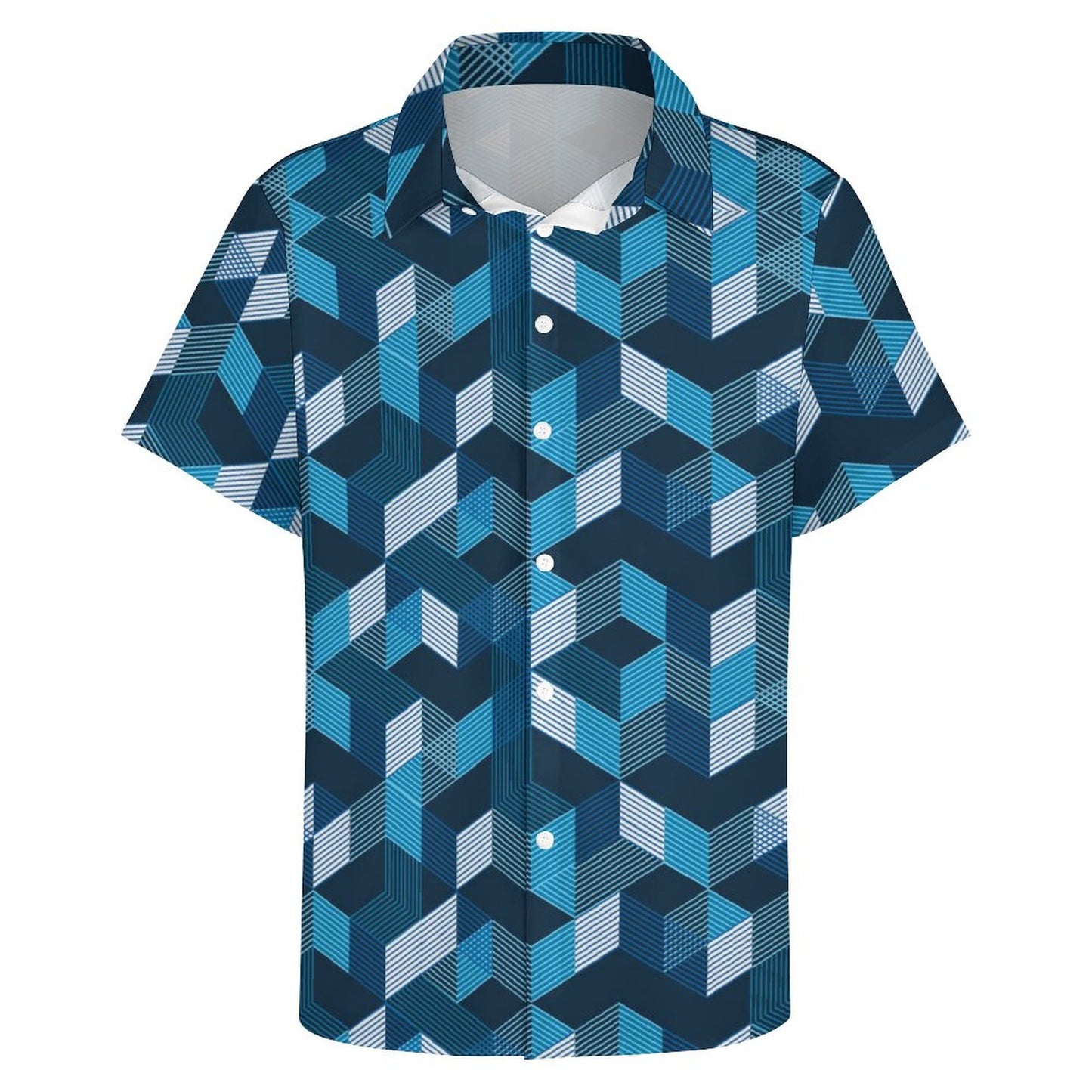 Men's Fashion Casual Printed Short Sleeve Shirts 2305107207
