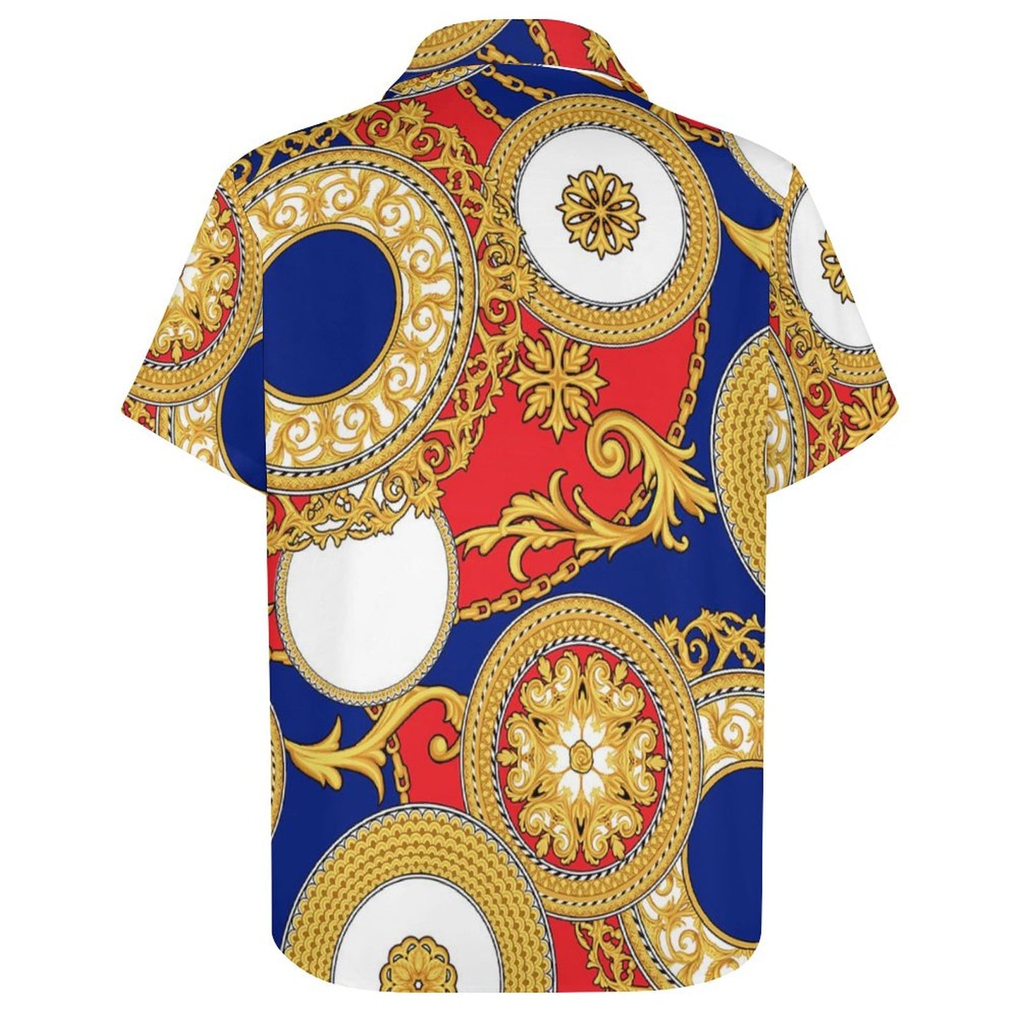Men's Fashion Casual Printed Short Sleeve Shirts 2306100952