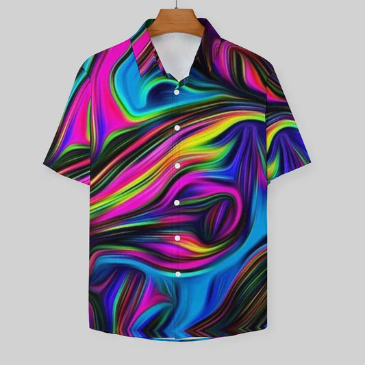 Men's Hawaiian Print Resort Shirt 2304109205