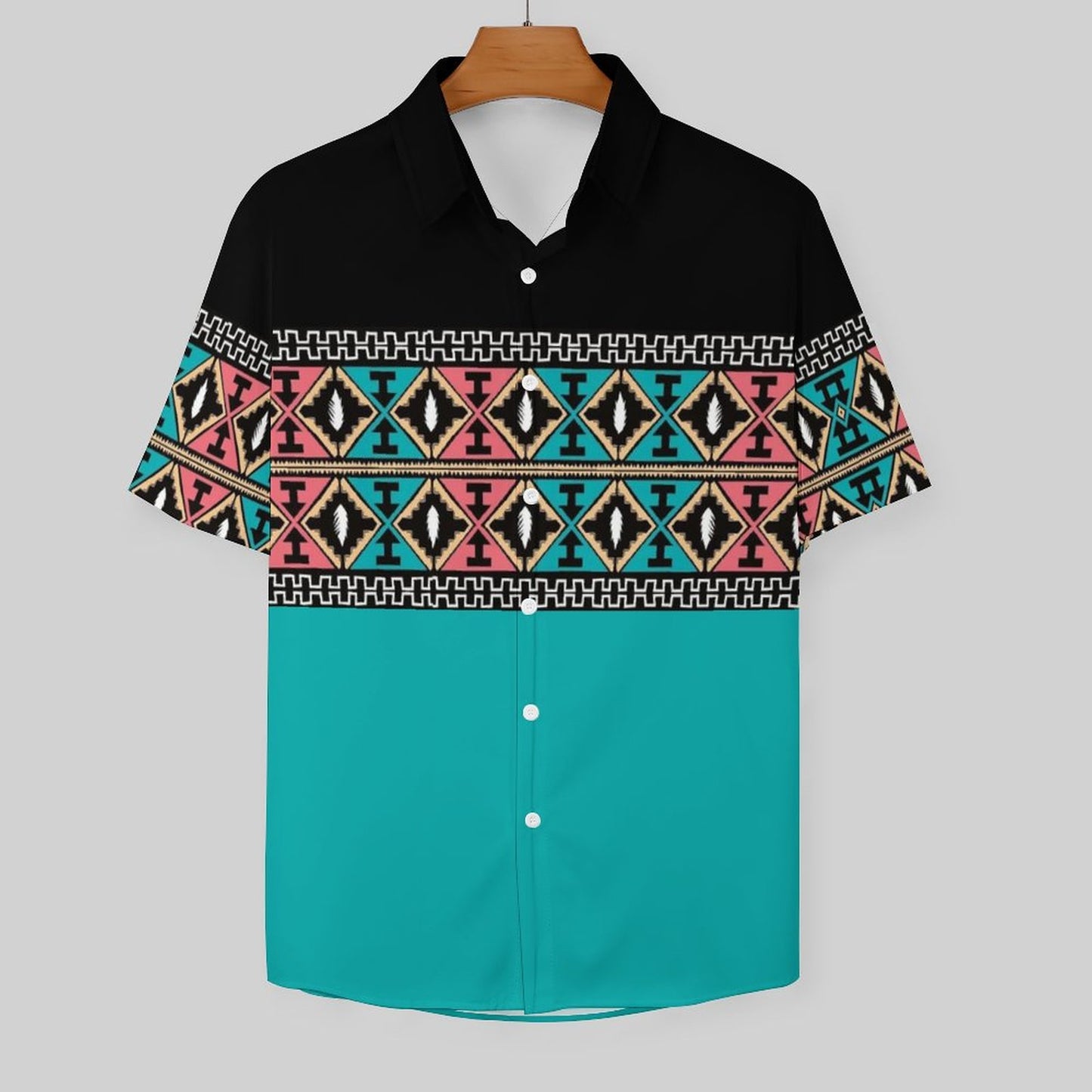 Men's Fashion Casual Printed Short Sleeve Shirts 2306101555