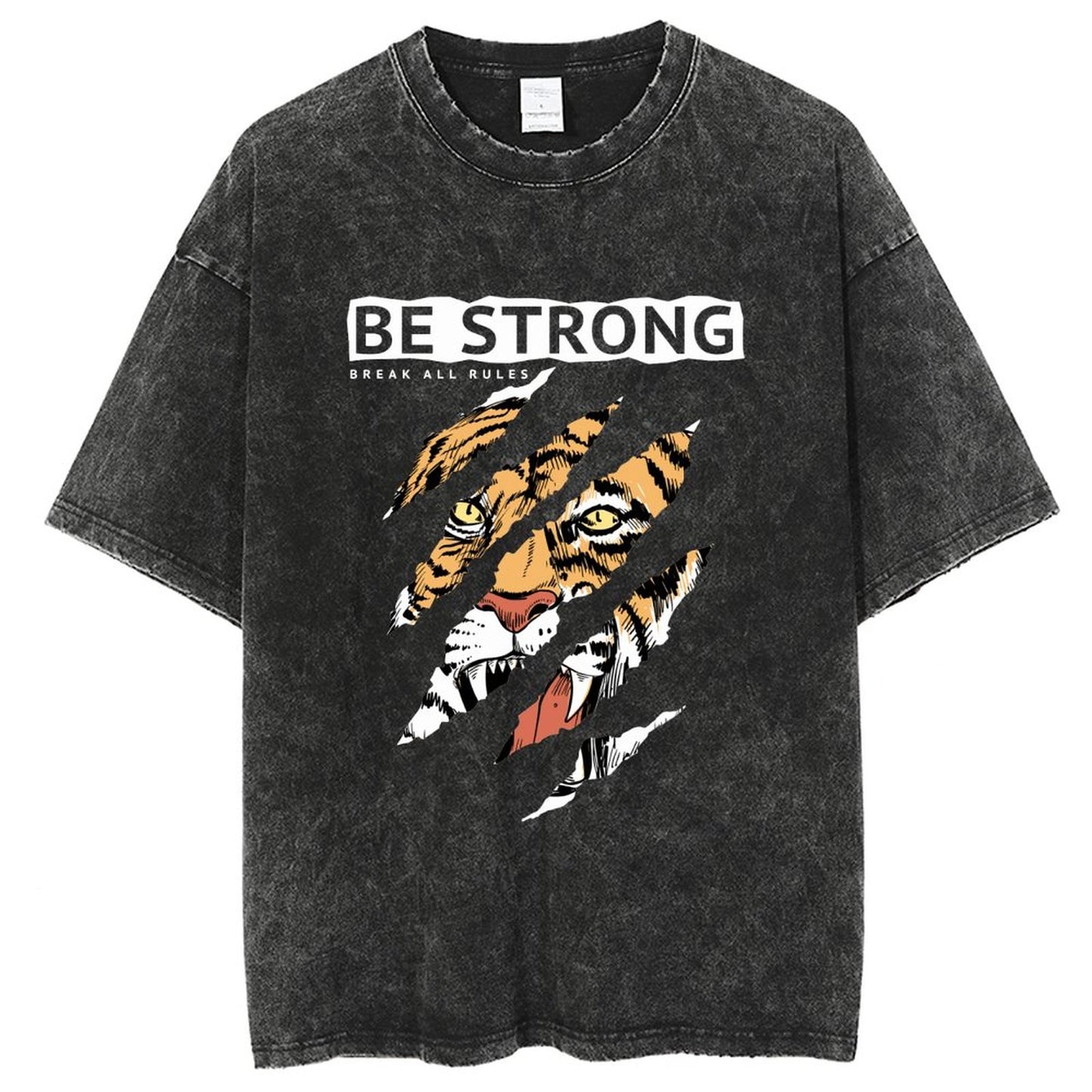 Unisex Vintage Solid Wash T-Shirts 2305102631