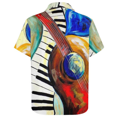 Men's Hawaiian Print Resort Shirt 2305102022