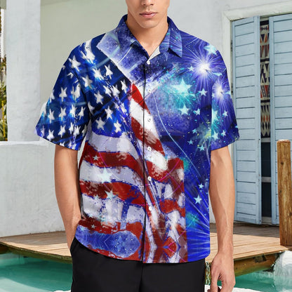 Men's Hawaiian Casual Short Sleeve Shirt 2306103353