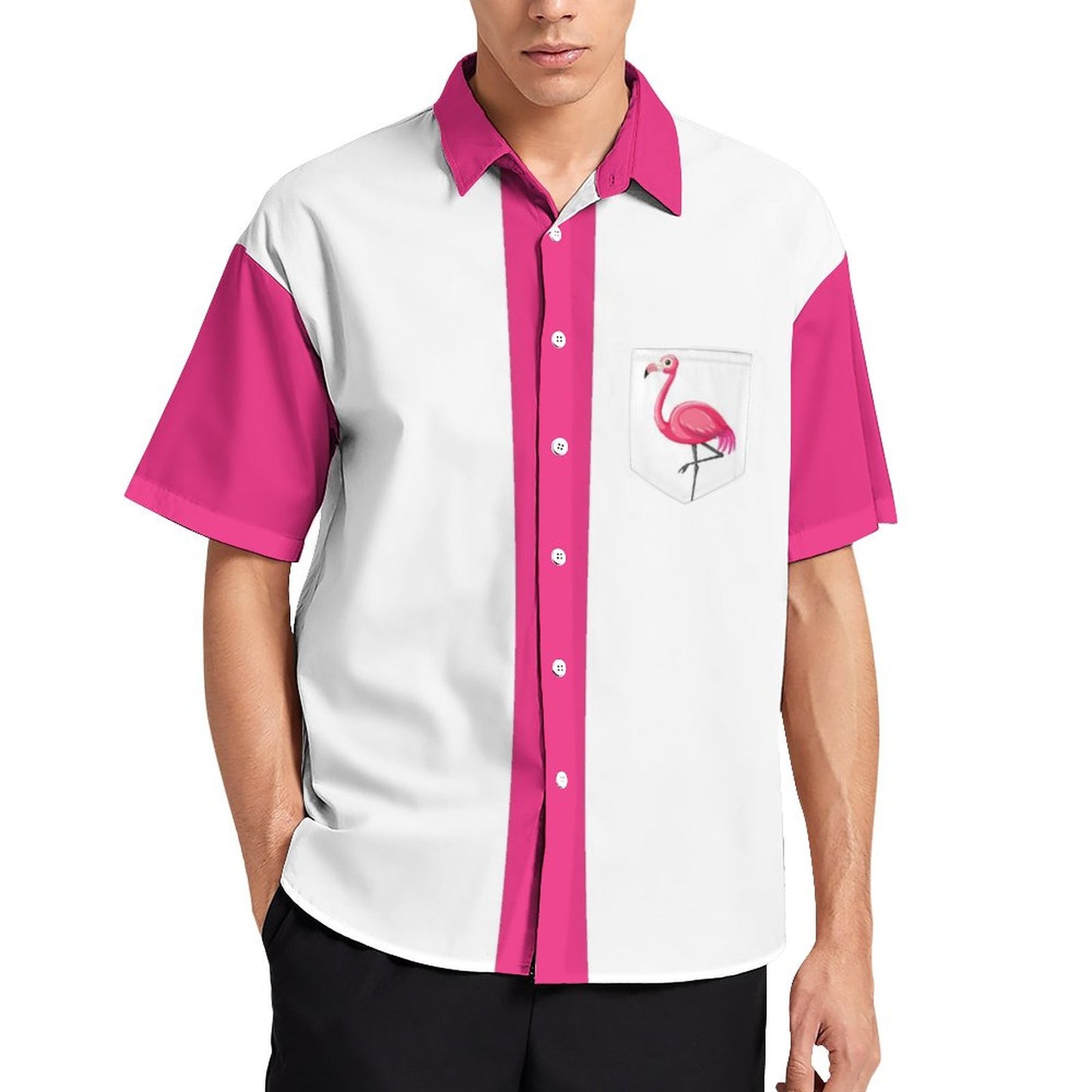 Men's Hawaiian Print Resort Shirt 2304102618