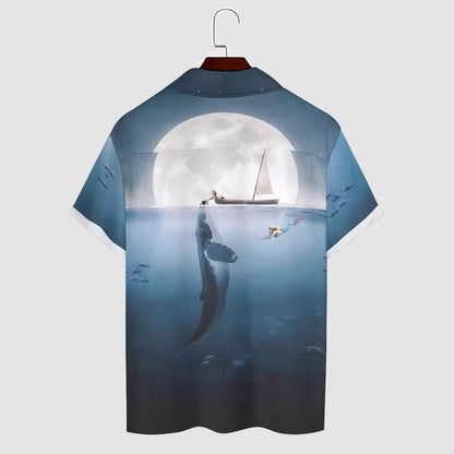 Men's Hawaiian Print Casual Shirt 2304109840
