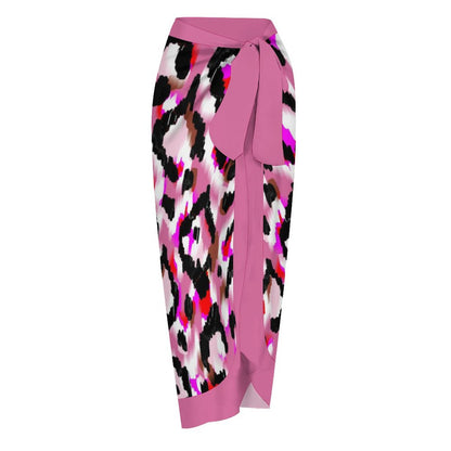 Casual Printed One-Piece Swimsuit And Cover Up 2305102684