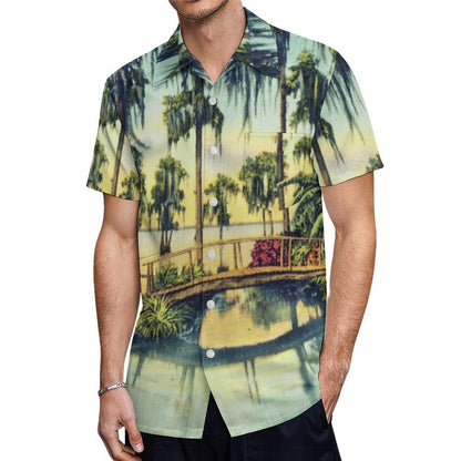 Men's Hawaiian Casual Short Sleeve Shirt 2306100922