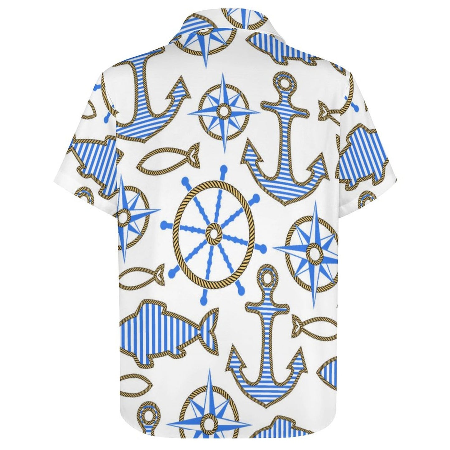 Men's Fashion Casual Printed Short Sleeve Shirts 2306101057