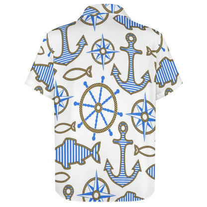 Men's Fashion Casual Printed Short Sleeve Shirts 2306101057