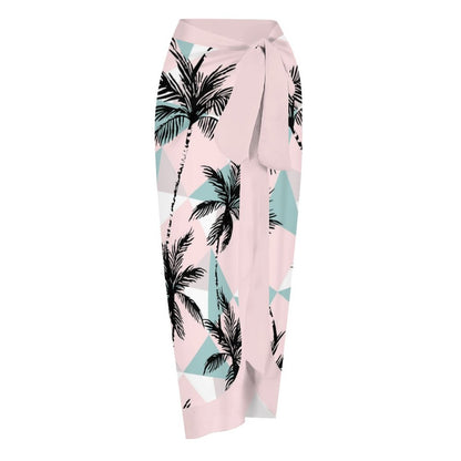 Casual Printed One Piece Swimsuit And Cover Up 2306102056