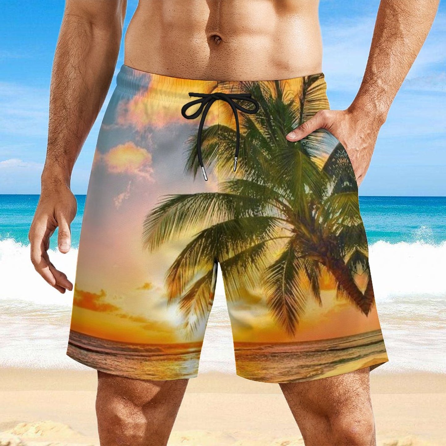 Men's sports fashion beach shorts 2304103718