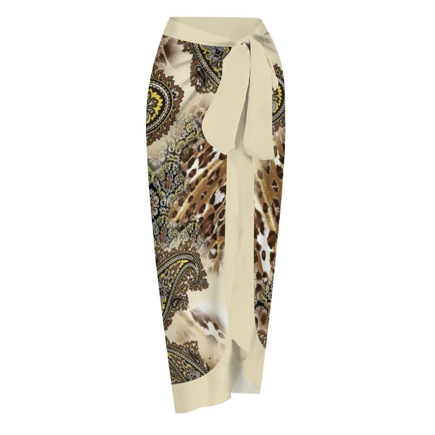 Casual Printed One-Piece Swimsuit And Cover Up 2305102878