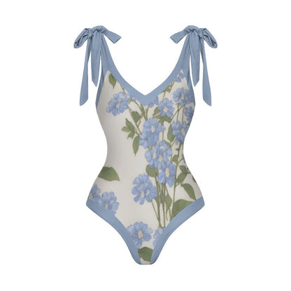 Casual Printed One-Piece Swimsuit And Cover Up 2305102454