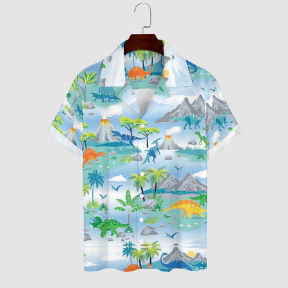 Men's Hawaiian Casual Short Sleeve Shirt 2305102325