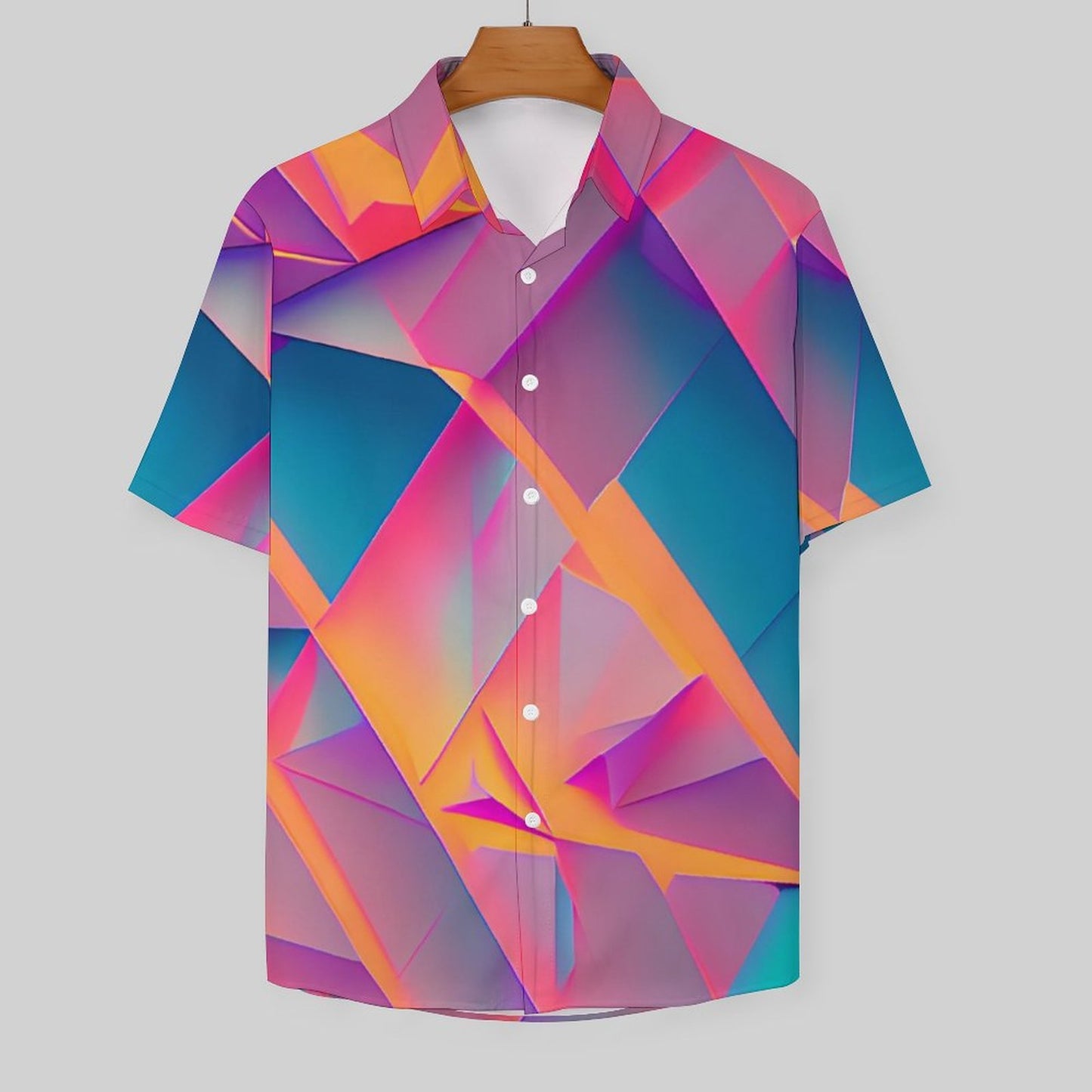 Men's Fashion Casual Printed Short Sleeve Shirts 2306105164