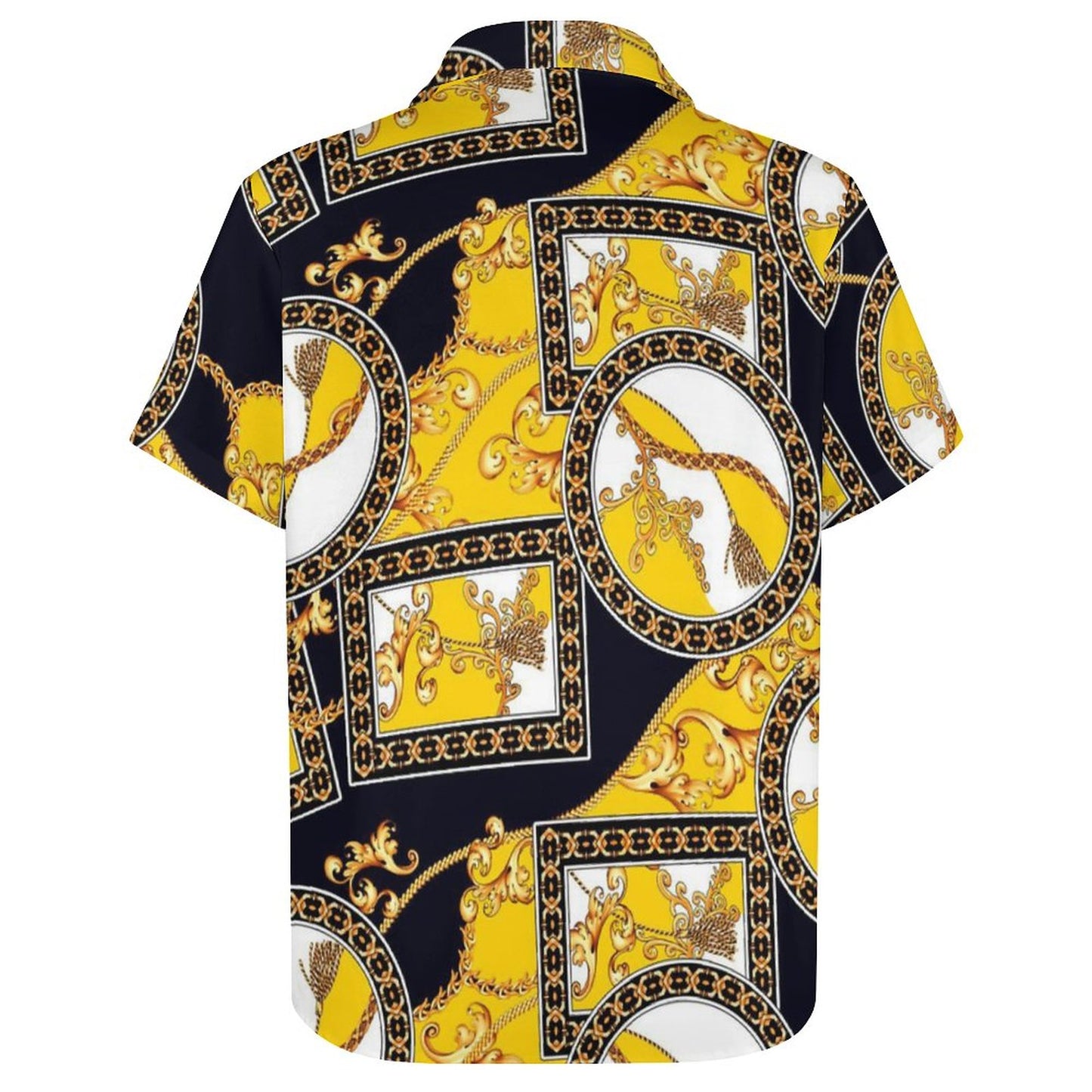 Men's Fashion Casual Printed Short Sleeve Shirts 2305107063