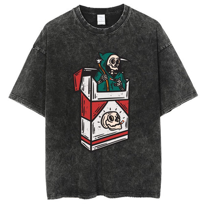 Unisex Vintage Solid Wash T-Shirts 2305102843