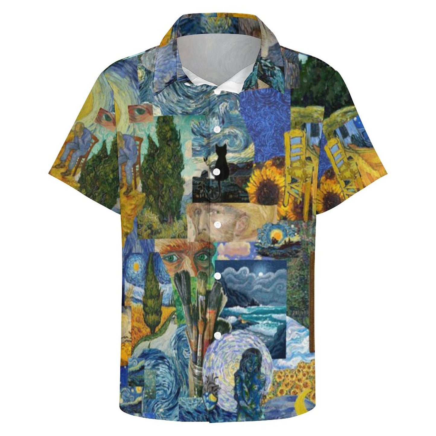 Men's Hawaiian Print Resort Shirt 2305101772