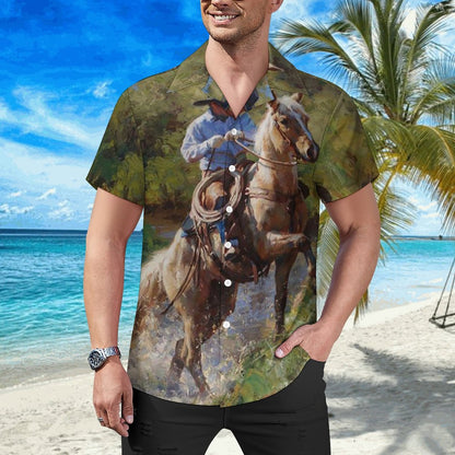 Men's Hawaiian Casual Short Sleeve Shirt 2305101799