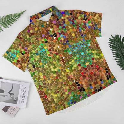 Men's Fashion Casual Printed Short Sleeve Shirts 2306101715