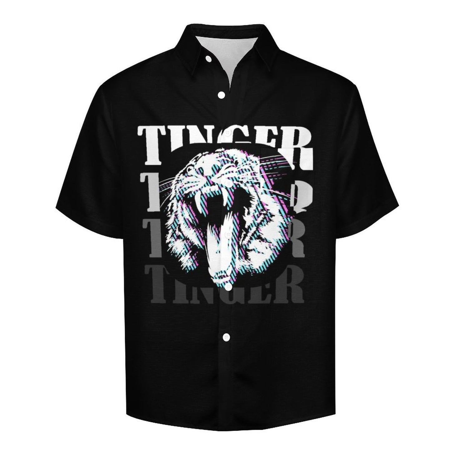 Men's Tiger Vacation Hawaiian Shirt 2306104895