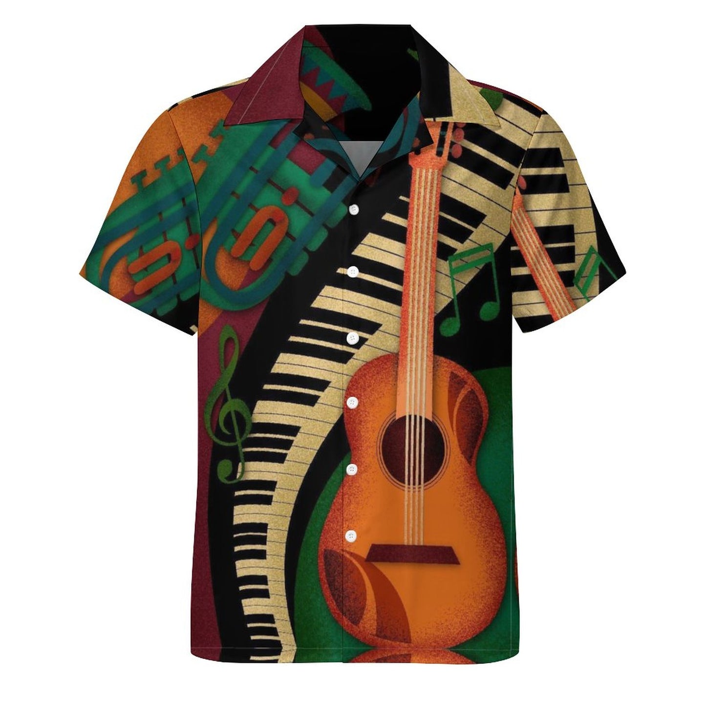 Men's Hawaiian Casual Short Sleeve Shirt 2305102124