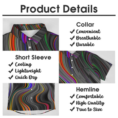 Men's Hawaiian Casual Short Sleeve Shirt 2306104245