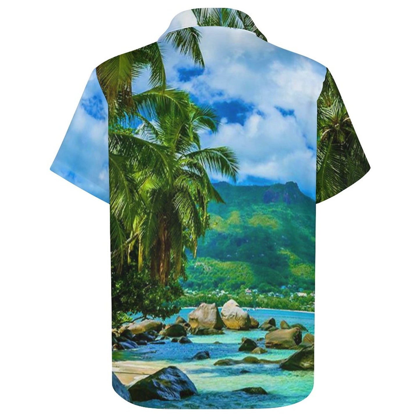 Men's Hawaiian Print Resort Shirt 2304109192