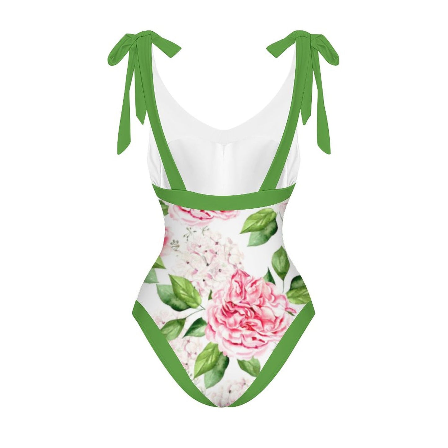 Casual Printed One-Piece Swimsuit And Cover Up 2305102418