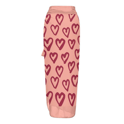 Casual Printed One Piece Swimsuit And Cover Up 2306103132