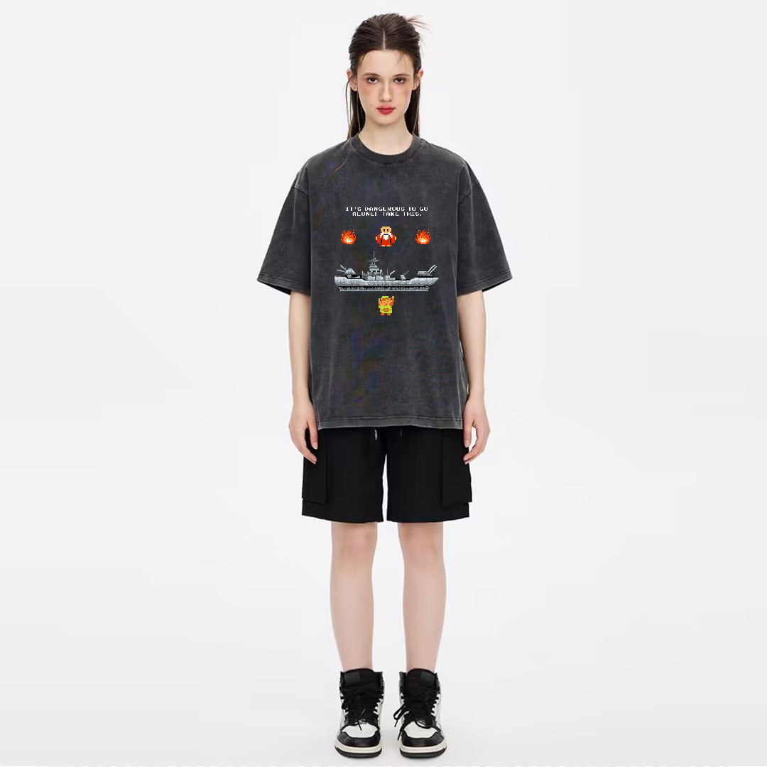 Unisex Vintage Wash Denim T-Shirts