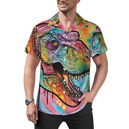 Men's Hawaiian Print Casual Shirt 2304109847