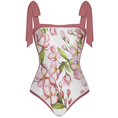 Fashion Printed One Piece Swimsuit And Cover Up 2305104981