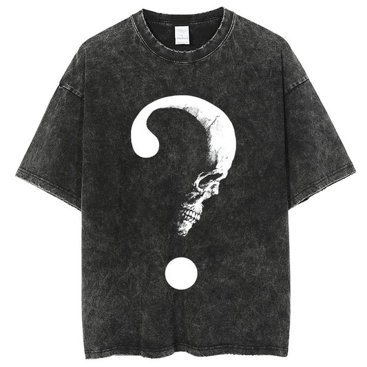 Unisex Vintage Solid Wash T-Shirts 2305104091