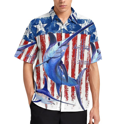 Men's Fashion Casual Printed Short Sleeve Shirts 2306101866