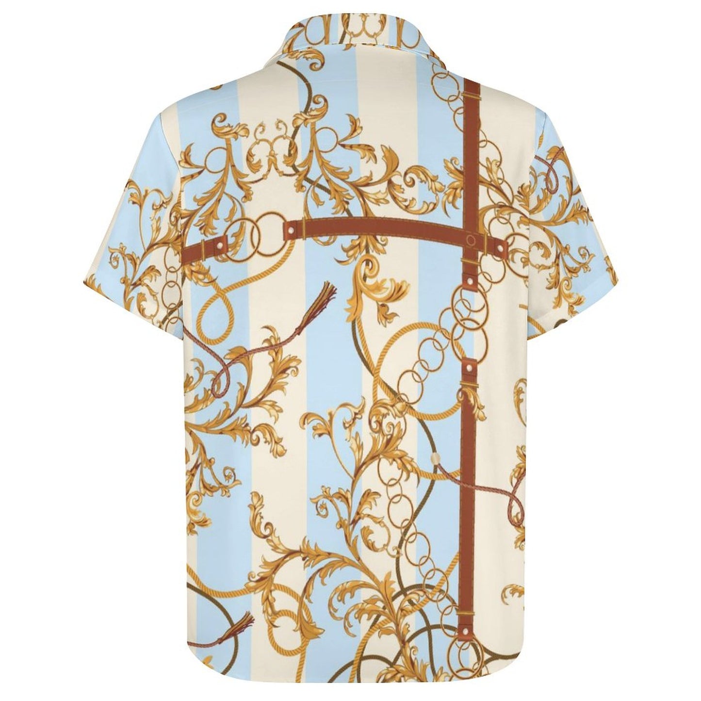 Men's Fashion Casual Printed Short Sleeve Shirts 2306101104